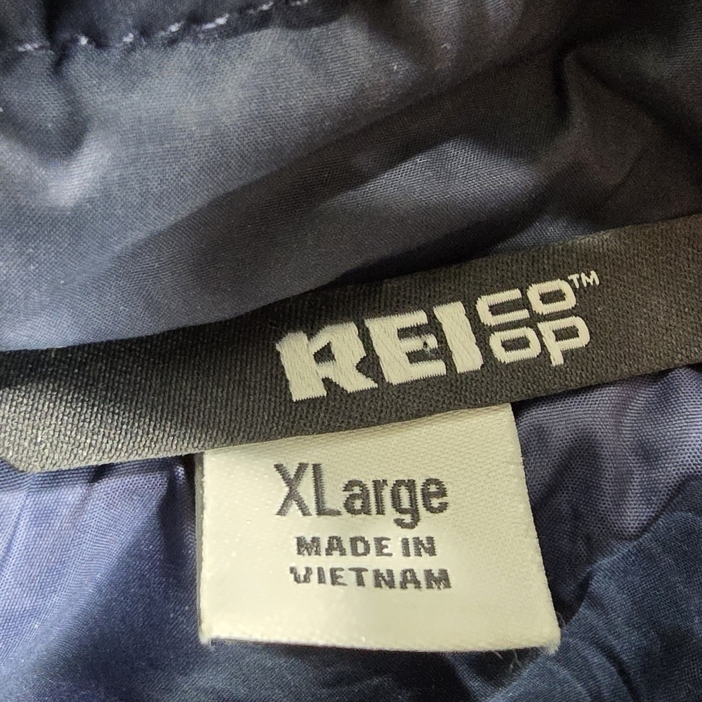 REI Co Op Vest Womens XL Blue Quilted Puffer Insulated Navy Groundbreaker - Picture 3 of 11